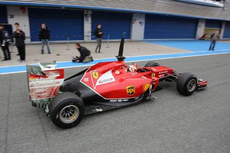 Kimi Räikkönen - Ferrari - Formel 1 - Test - Jerez - 28. Januar 2014