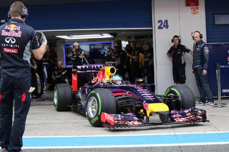 Sebastian Vettel - Red Bull - Formel 1 - Test - Jerez - 28. Januar 2014