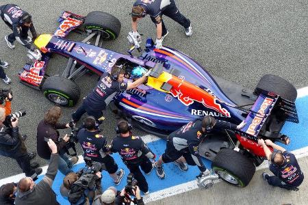 Sebastian Vettel - Red Bull - Formel 1 - Test - Jerez - 28. Januar 2014