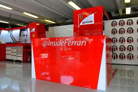 Ferrari - Boxen-Reportage - Formel 1 - GP Ungarn - 2014
