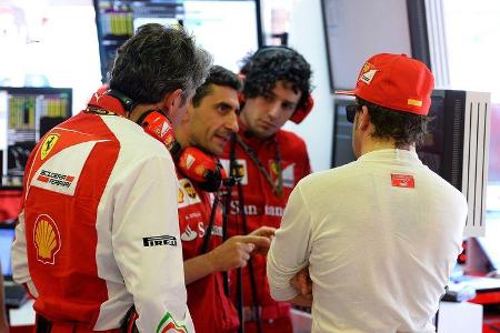 Ferrari - Boxen-Reportage - Formel 1 - GP Ungarn - 2014