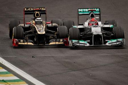 Schumacher & Räikkönen GP Brasilien 2012