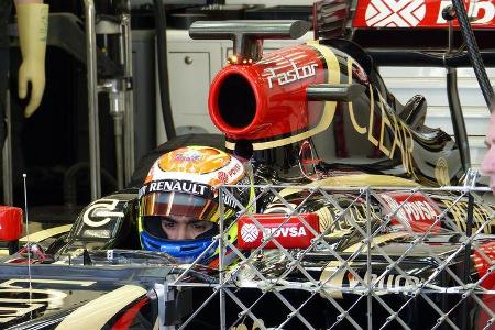 Pastor Maldonado - Lotus - Formel 1 - Test - Bahrain - 21. Februar 2014