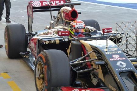 Pastor Maldonado - Lotus - Formel 1 - Test - Bahrain - 21. Februar 2014