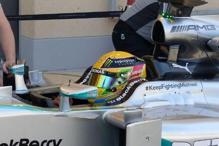 Lewis Hamilton - Mercedes - Formel 1 - Test - Bahrain - 21. Februar 2014