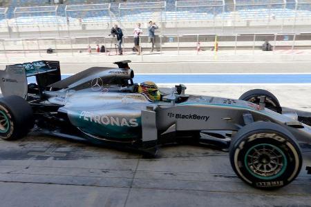 Lewis Hamilton - Mercedes - Formel 1 - Test - Bahrain - 21. Februar 2014