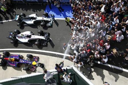 Hamilton, Bottas & Ricciardo - GP England 2014
