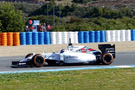 Valtteri Bottas - Williams - Formel 1-Test Jerez - 1. Febraur 2015