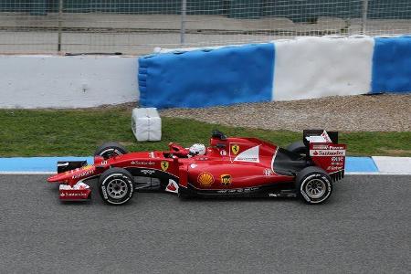 Sebastian Vettel - Ferrari - Formel 1-Test - Jerez - 2. Februar 2015
