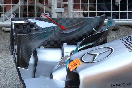 Mercedes - Technik - GP Spanien 2014