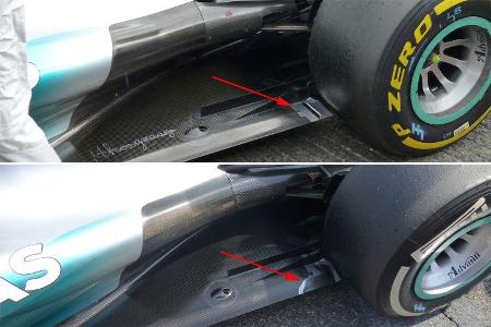 Mercedes - Formel 1 - Technik - GP Italien 2014