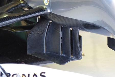 Mercedes - Formel 1 - Technik - GP Belgien 2014