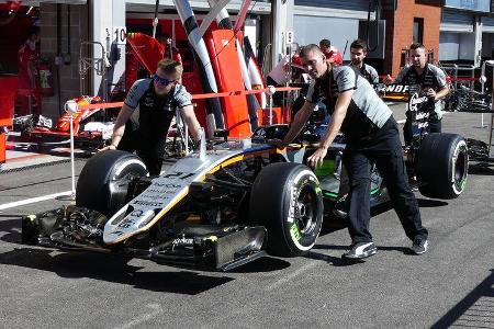 Force India - GP Belgien 2016 - Spa-Francorchamps - Donnerstag - 25.8.2016