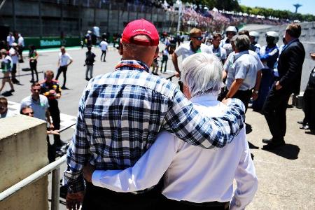Niki Lauda - Bernie Ecclestone - Formel 1 - GP Brasilien - 12. November 2017
