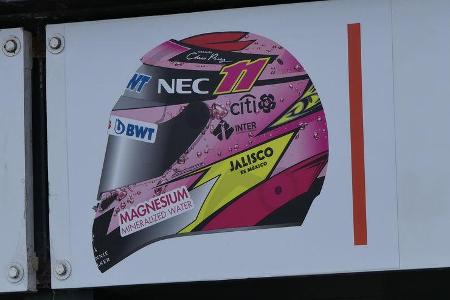 Sergio Perez - Helm - 2017