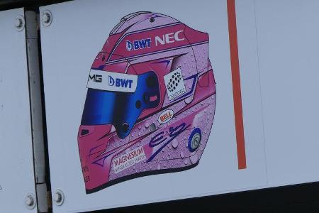 Esteban Ocon - Helm - 2017