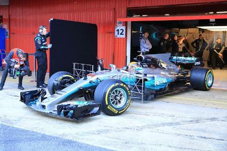 Lewis Hamilton - Mercedes - Formel 1 - Test - Barcelona - 7. März 2017