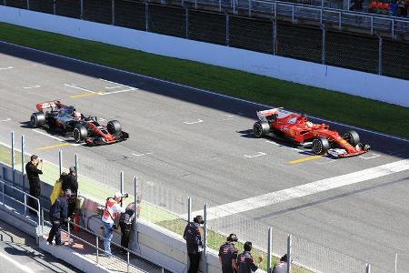 Sebastian Vettel - Ferrari - Formel 1 - Test - Barcelona - 7. März 2017