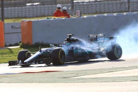 Valtteri Bottas - Mercedes - Formel 1 - Test - Barcelona - 7. März 2017