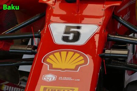 Ferrari - GP Aserbaidschan 2017 - Baku - Technik-Updates