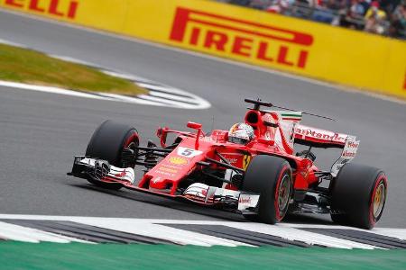 Sebastian Vettel - Ferrari - Formel 1 - GP England - 15. Juli 2017