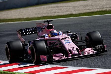 Sergio Perez - Force India - Formel 1 - GP Spanien - 13. Mai 2017