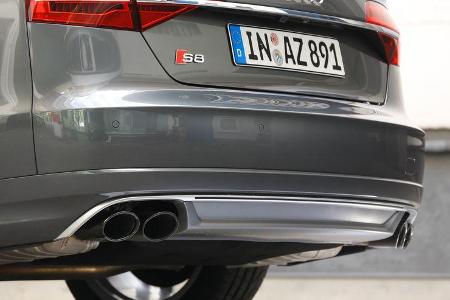 Audi S8, Auspuff, Endrohr