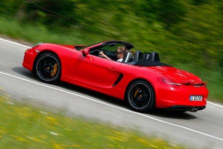Porsche Boxster S, Seitenansicht