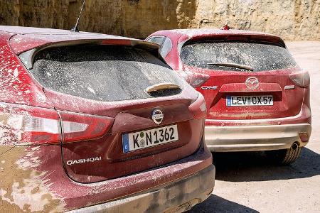 Mazda CX-5, Nissan Qashqai, Heck