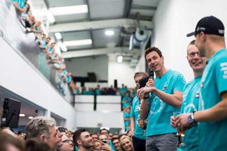 Mercedes Meister-Party - Brackley & Brixworth 2018