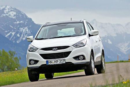 Hyundai ix35 2.0 CRDi, Frontansicht
