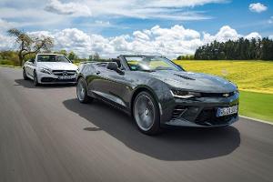 Chevrolet Camaro 6.2 V8 und Mercedes-AMG C 63 im Test