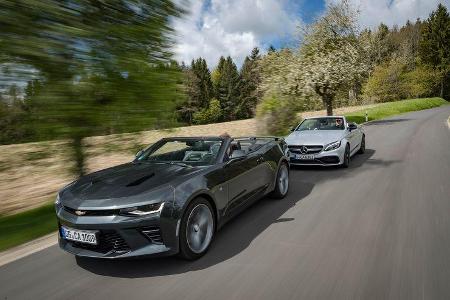 Chevrolet Camaro 6.2 V8 Cabrio Mercedes-AMG C63 Cabrio