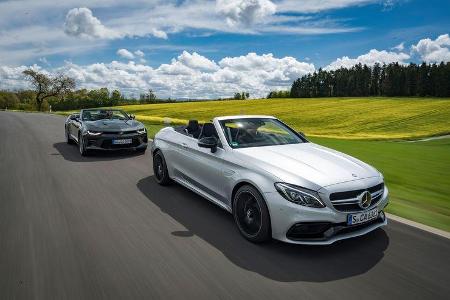 Chevrolet Camaro 6.2 V8 Cabrio Mercedes-AMG C63 Cabrio