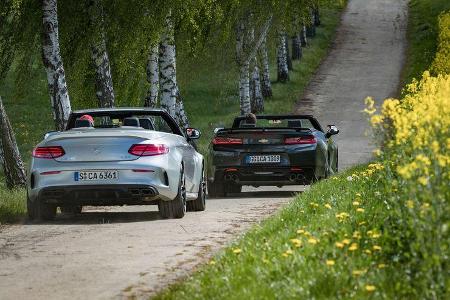 Chevrolet Camaro 6.2 V8 Cabrio Mercedes-AMG C63 Cabrio