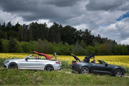 Chevrolet Camaro 6.2 V8 Cabrio Mercedes-AMG C63 Cabrio