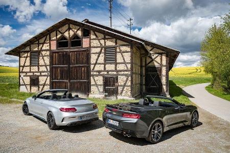 Chevrolet Camaro 6.2 V8 Cabrio Mercedes-AMG C63 Cabrio