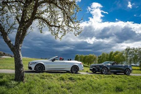 Chevrolet Camaro 6.2 V8 Cabrio Mercedes-AMG C63 Cabrio