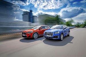 Audi Q2 2.0 TDI Quattro gegen BMW X2 xDrive18d
