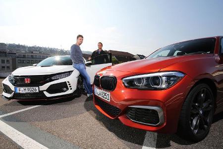 BMW M140i, Honda Civic Type R, Exterieur