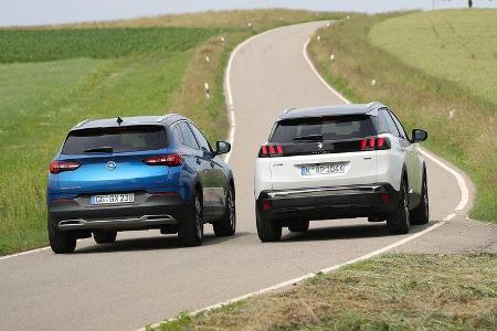Opel Grandland X 1.2 DI Turbo, Peugeot 3008 Puretech 130, Exterieur