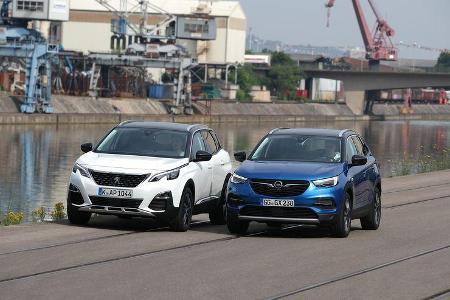 Opel Grandland X 1.2 DI Turbo, Peugeot 3008 Puretech 130, Exterieur