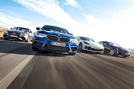 BMW M5 Cadillac CTS-V Mercedes-AMG E63 Porsche Panamera Turbo