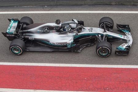 Valtteri Bottas - Mercedes - F1-Testfahrten - Barcelona - 1. Woche