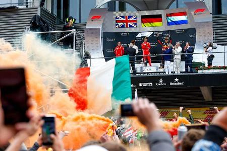 Podium - Formel 1 - GP Belgien 2018