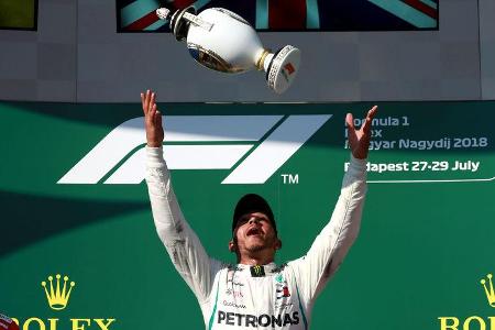 Lewis Hamilton - Mercedes - GP Ungarn 2018 - Budapest - Rennen