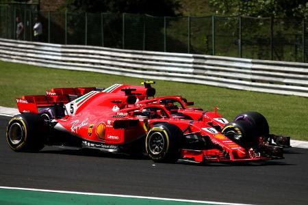 Sebastian Vettel - Ferrari - GP Ungarn 2018 - Budapest - Rennen
