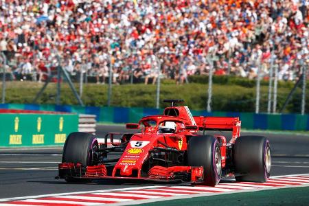 Sebastian Vettel - Ferrari - GP Ungarn 2018 - Budapest - Rennen