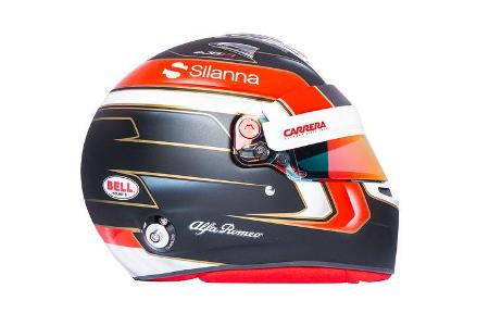 Charles Leclerc - Helm - Sauber-Alfa Romeo - 2018