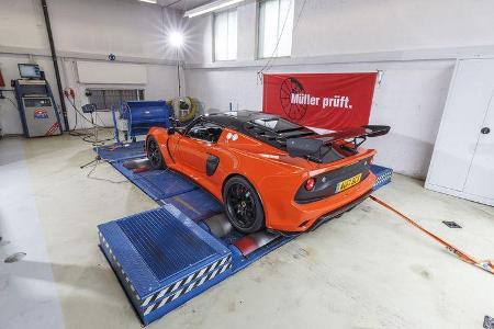Lotus Exige Cup 380, Leistungsmessung